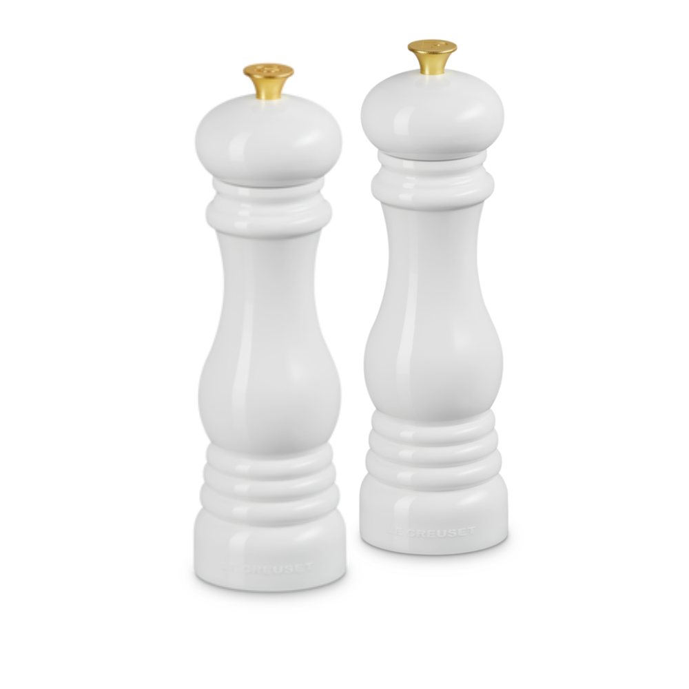 Le Creuset Mills White with gold