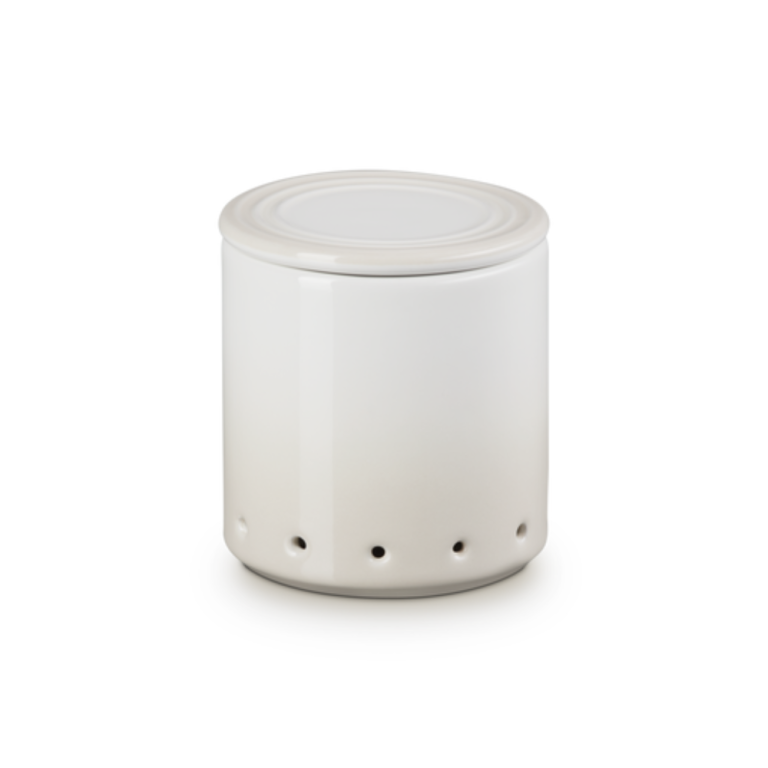 Le Creuset Signature Garlic Keeper 420ml Meringue (1)