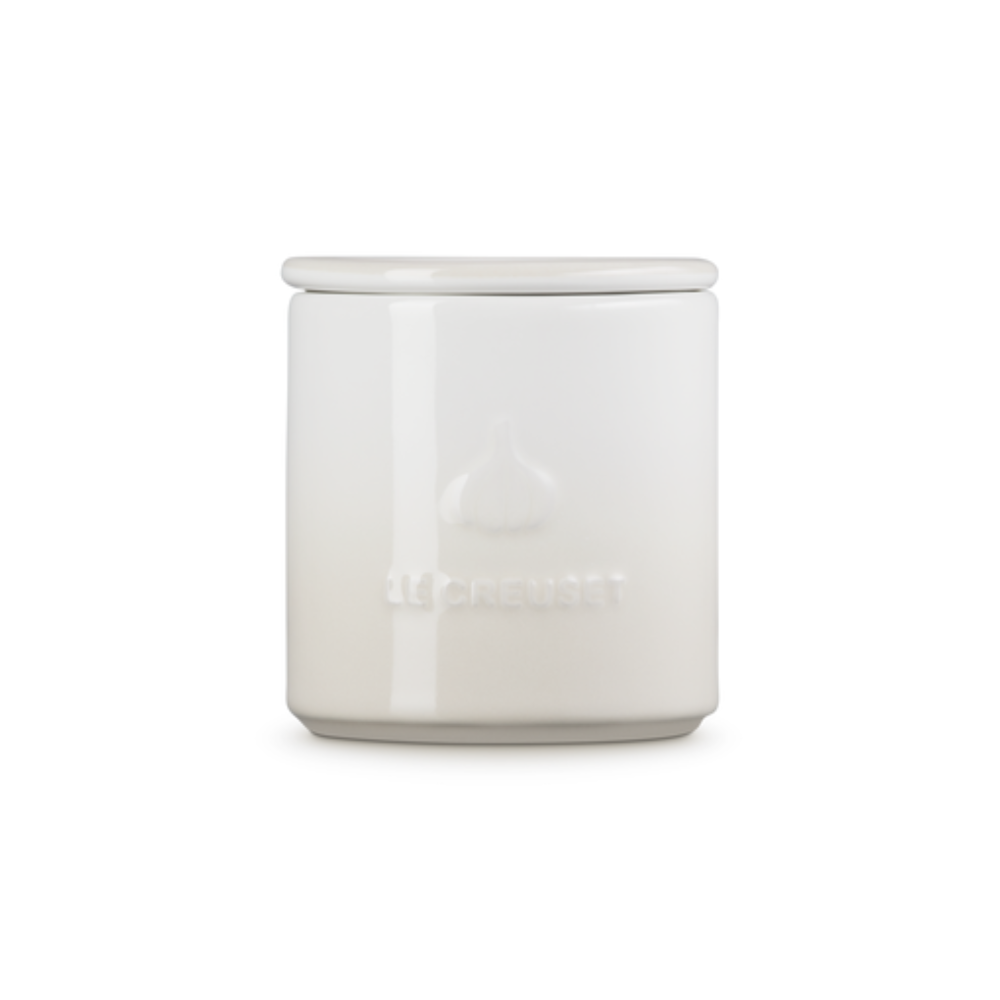 Le Creuset Signature Garlic Keeper 420ml Meringue (2)