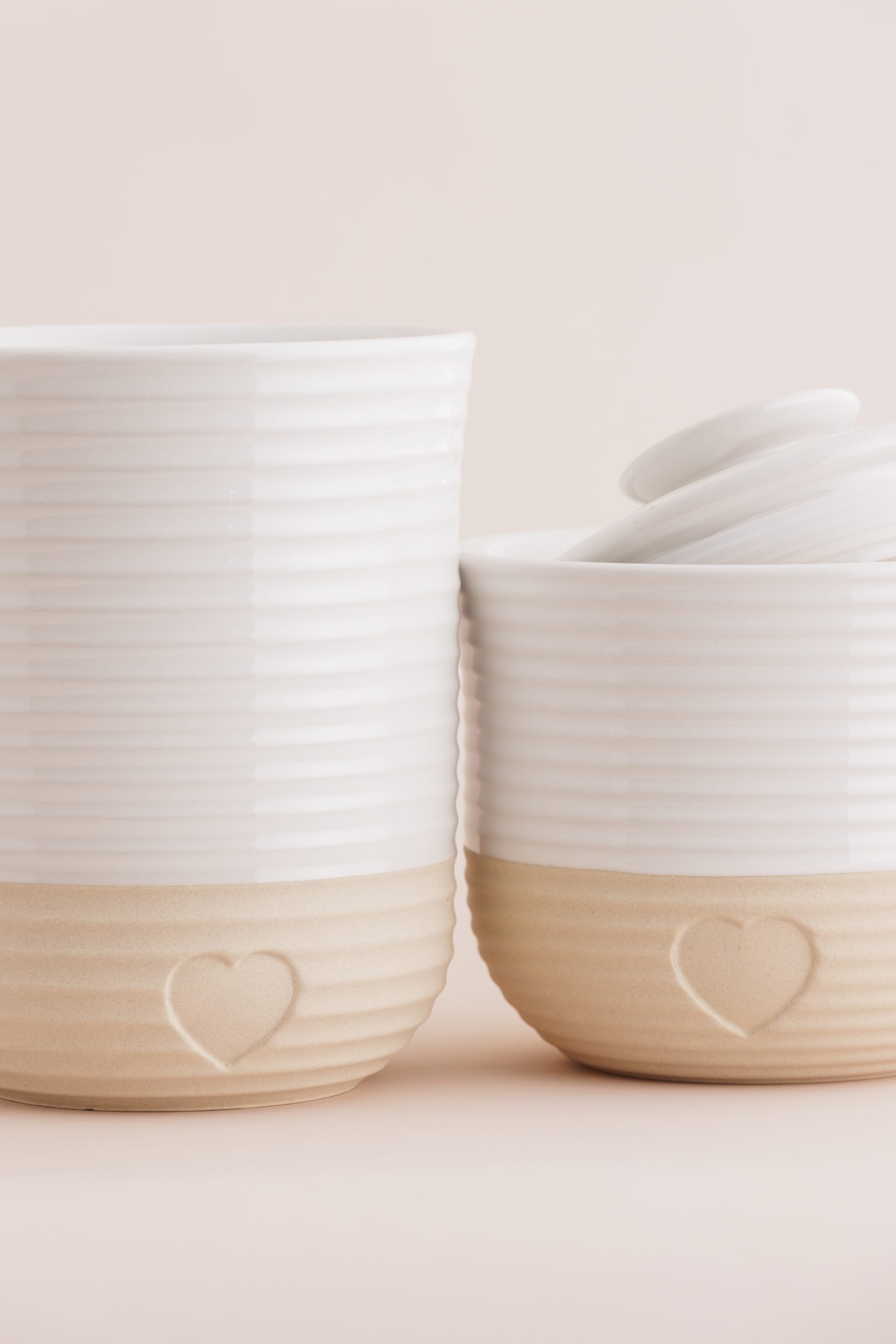 Mason Cash Rustic Charm storage and utensil set_2002.283 2002.284-5