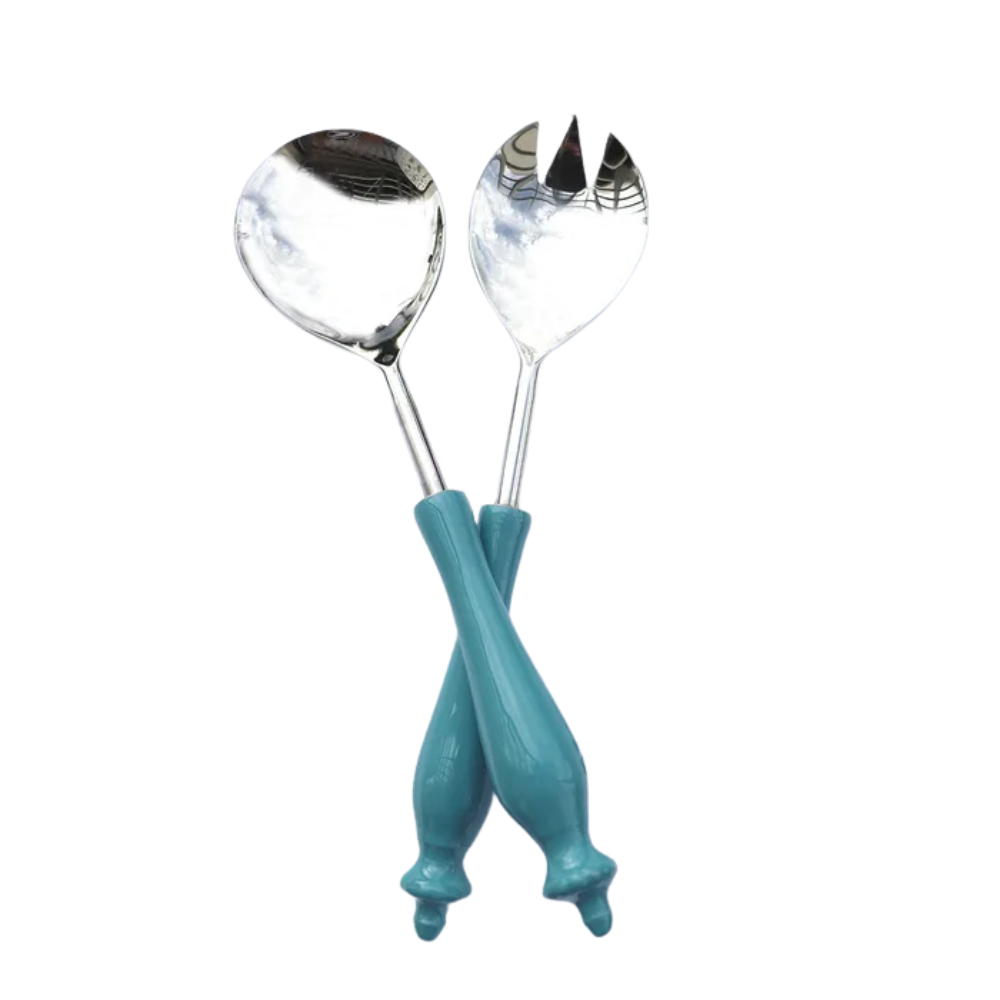 Provence Salad Servers – Blue