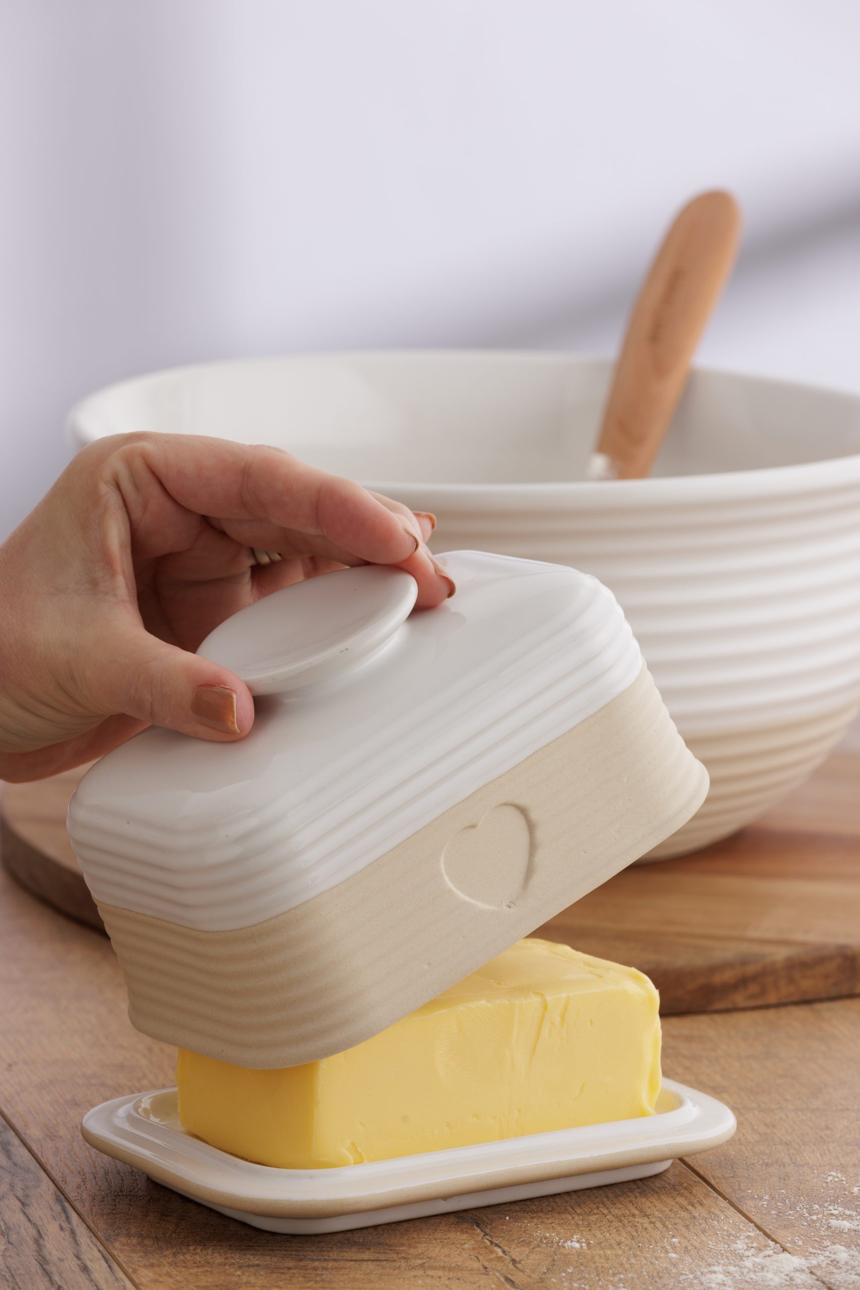 Rustic Charm Butter dish_2002.321-2