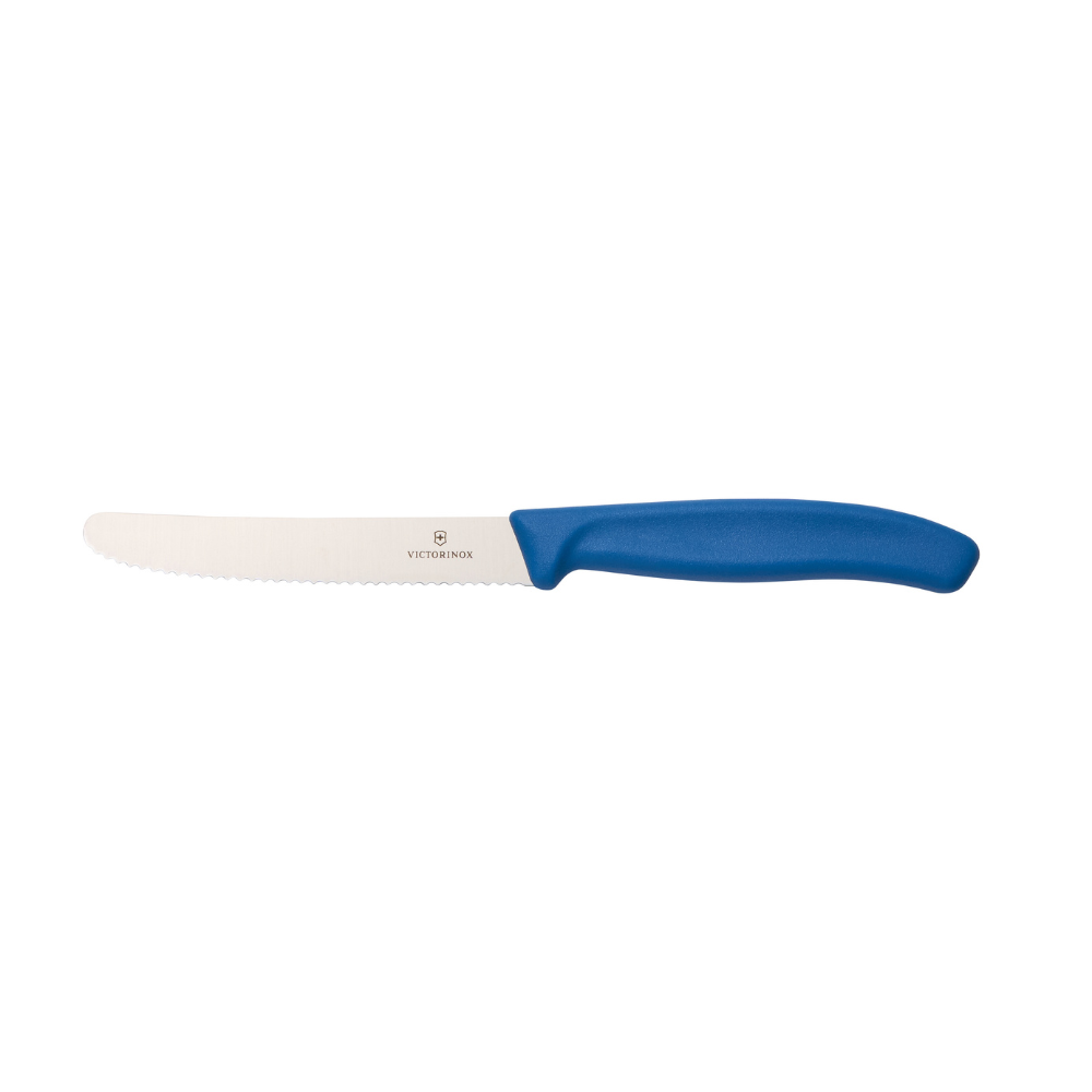 Tomato knife sapphire blue