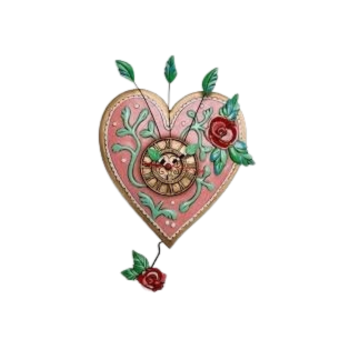 Allen Designs Love Blossoms Clock