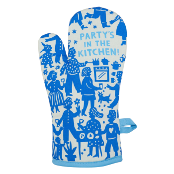 Blue Q Single Oven Glove 'Party's In the Kitchen'
