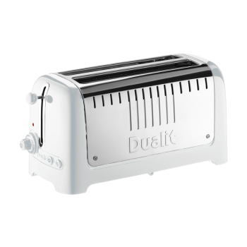 Dualit Lite Long Slot 4 Slice Toaster White