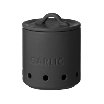 Ladelle Essentials Garlic Vault Charcoal 10x10cm