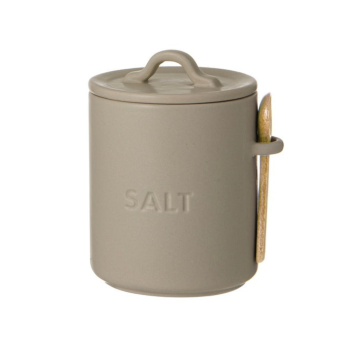 Ladelle Essentials Salt Cellar Stone 10x11.5cm