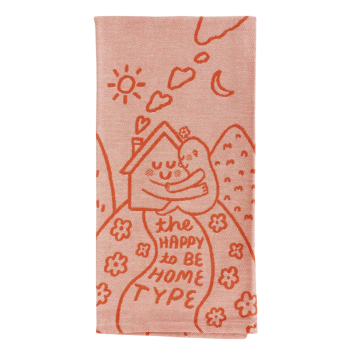 Blue Q Novelty Tea Towel 'The Happy to be Home Type'
