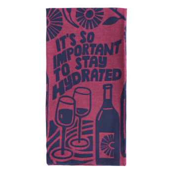 Blue Q Novelty Tea Towel 'It's So Important To Stay Hydrated'