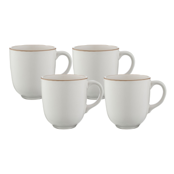 Mason Cash Classic Collection Cream Set of 4 Mugs 400ml