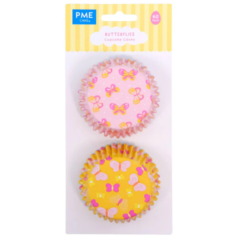 Foil-lined Cupcake Cases Butterflies 60pk (2)