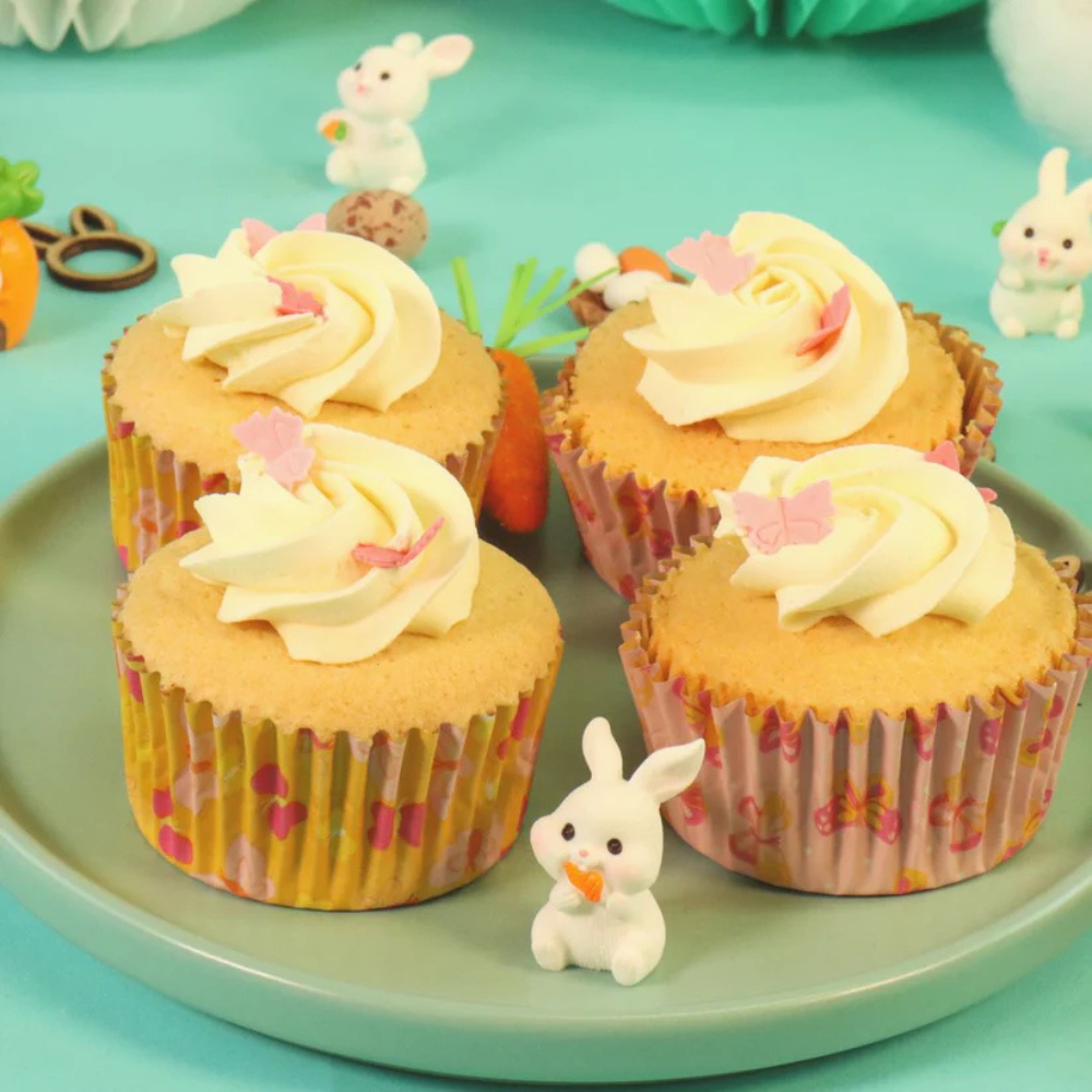 Foil-lined Cupcake Cases Butterflies 60pk