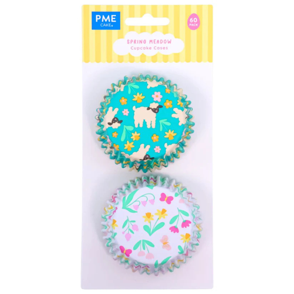 Foil-lined Cupcake Cases Spring Meadow 60pk (2)