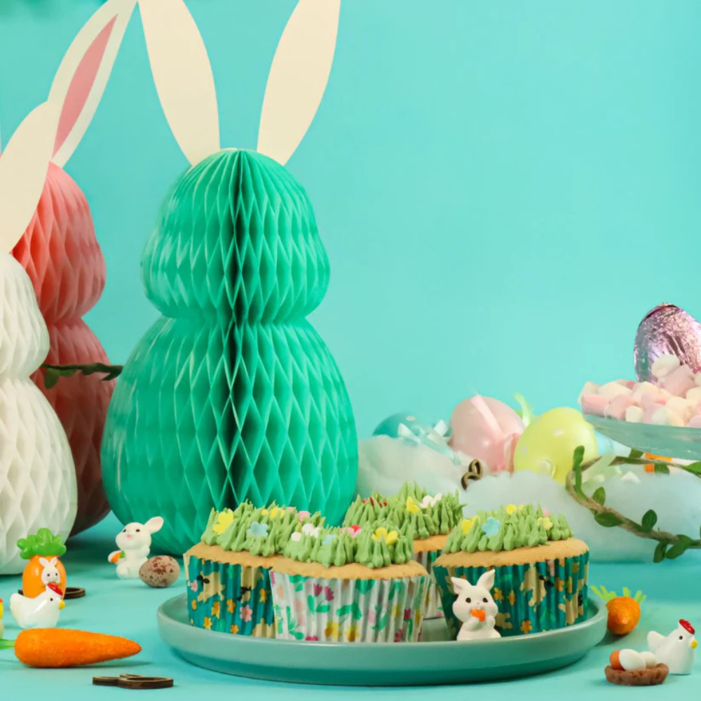 Foil-lined Cupcake Cases Spring Meadow 60pk