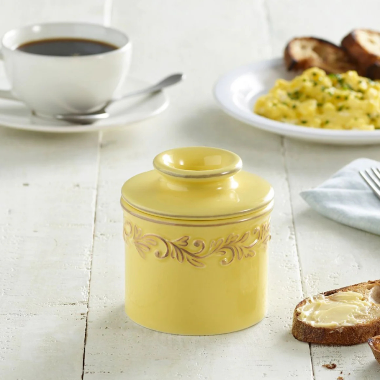 Goldenrod Antique Butter Bell Crock (2)