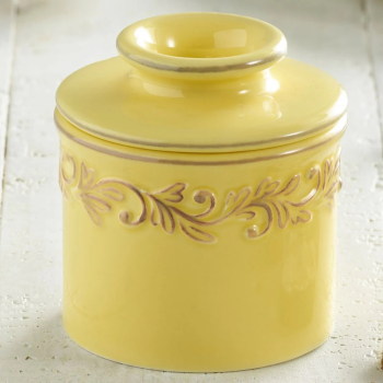 Butter Bell Crock Antique Goldenrod