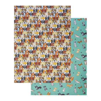 IS Gift The Dog Collective Tea Towel Set of 2