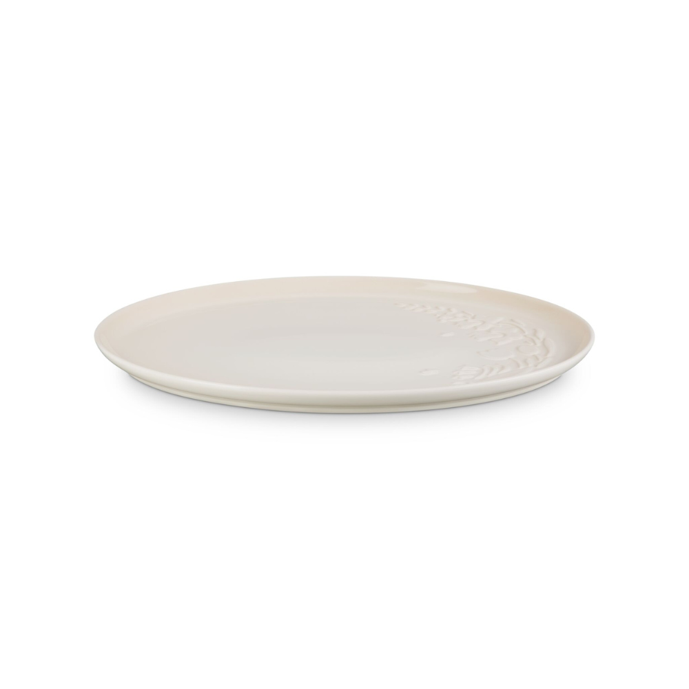 _JARDIN OVAL SER PLT 36CM MERINGUE (2)