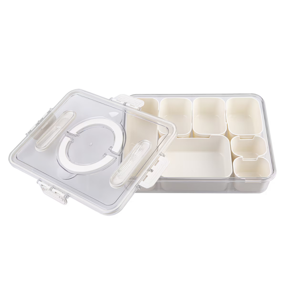 PIZZAZZ RECTANGULAR 7 COMPARTMENT GRAZING BOX (3)