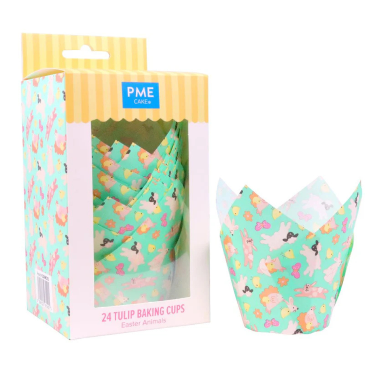 Tulip Muffin Cases Easter Animals Set of 24 (1)