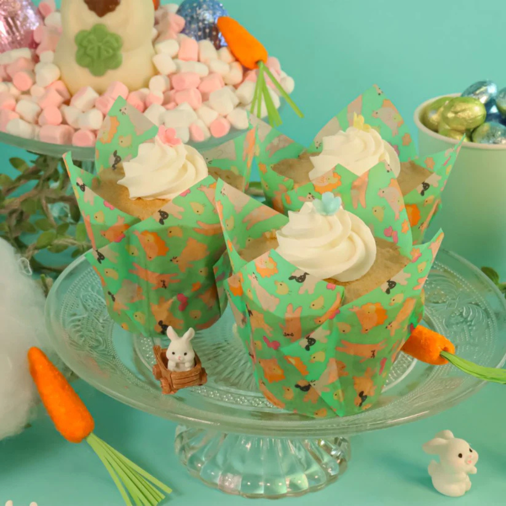 Tulip Muffin Cases Easter Animals Set of 24 (2)