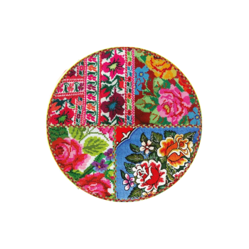 Beija Flor Gipsy Rogue Round Vinyl Placemat 38cm