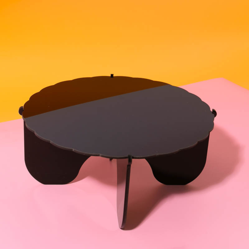 CAKE & CANDLE Plateau Gateau 3-Piece Cake Stand Black Image
