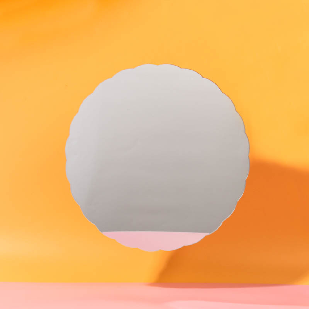 CAKE & CANDLE Plateau Gateau 3-Piece Cake Stand SilverWhite (4)