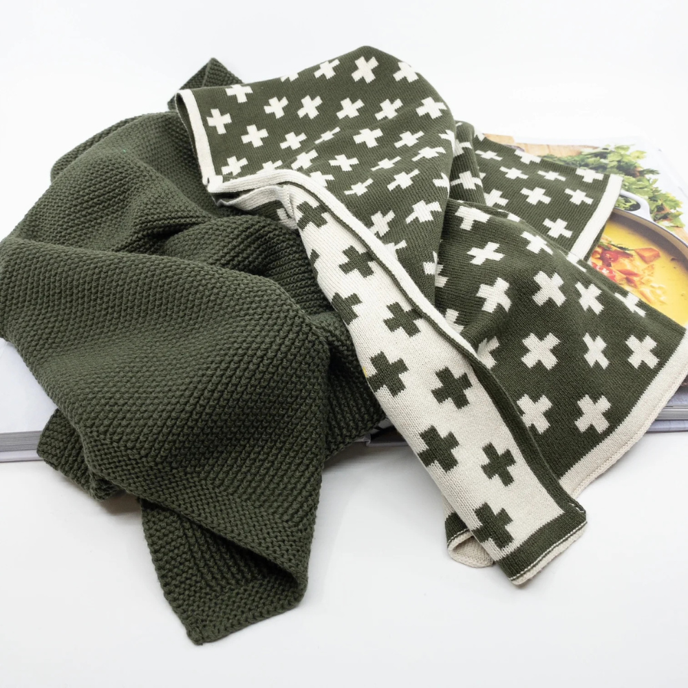 Ecovask 2 Pack Towel Combo Olive(1)