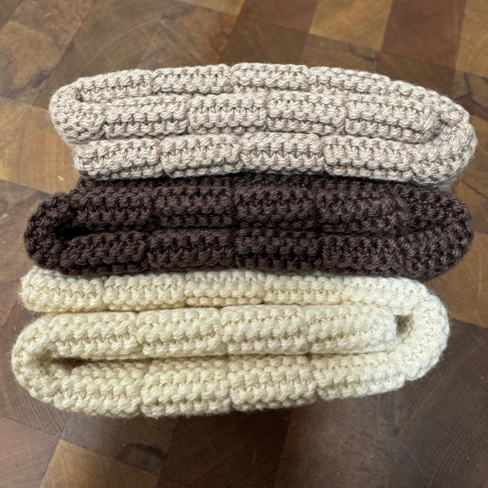 Ecovask Heavy Duty Dishcloths 3pk Affogato(2)