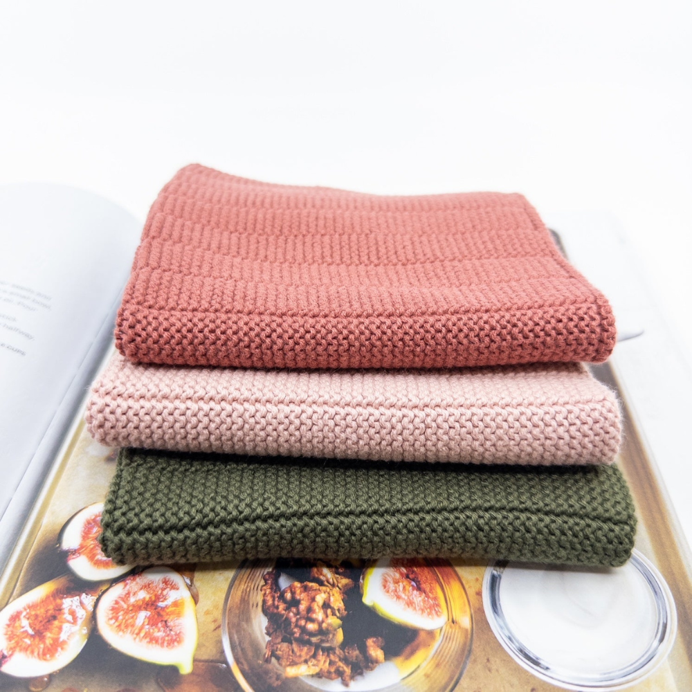 Ecovask Heavy Duty Dishcloths 3pk Flora