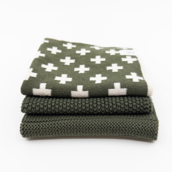 Ecovask Mixed Cloths 3 Pack Winter Moss