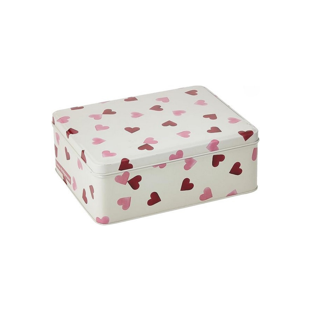 Emma Bridgewater Pink Heart Rectangular Tin