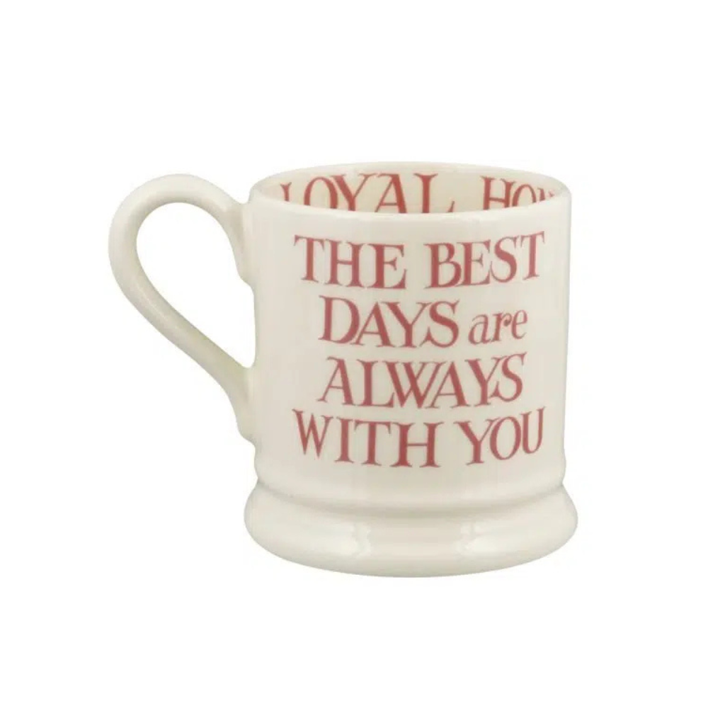 Emma Bridgewater Pink Toast My Brilliant Friend 12 Pint Mug (1)