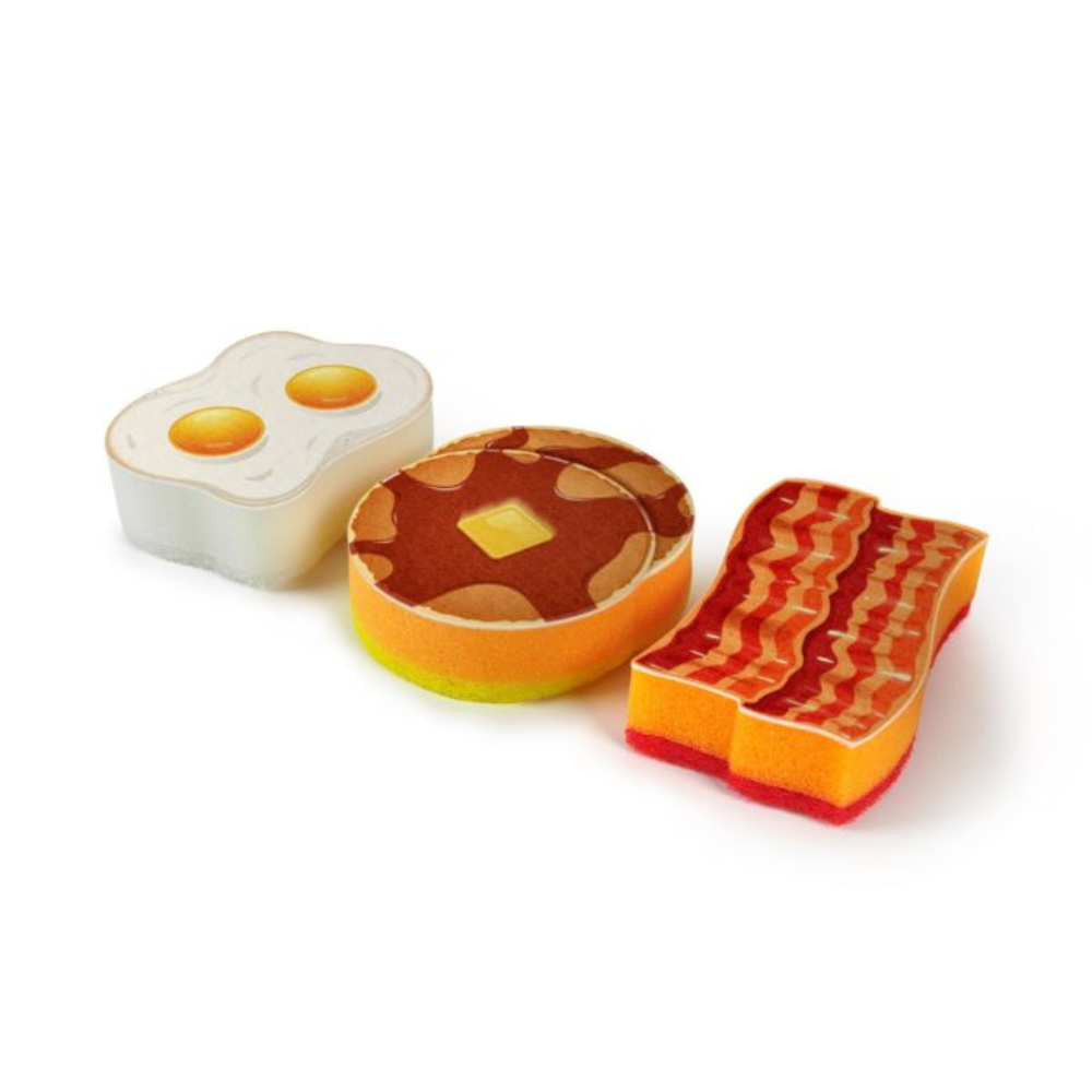 Fred The Breakfast Scrub Sponge 3pcs (2)