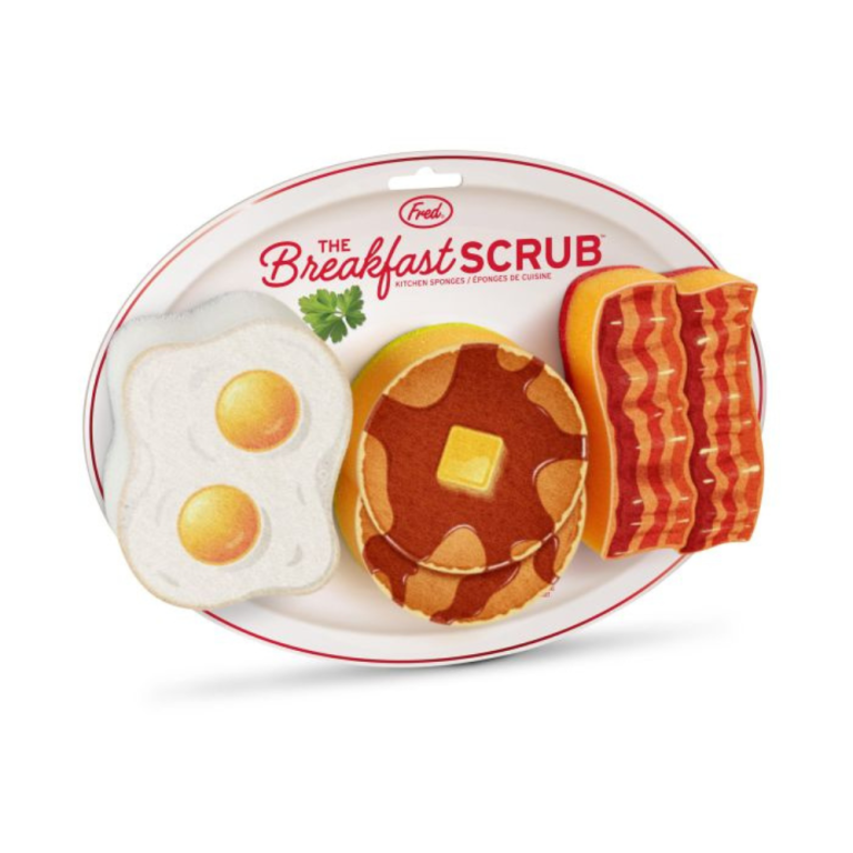 Fred The Breakfast Scrub Sponge 3pcs