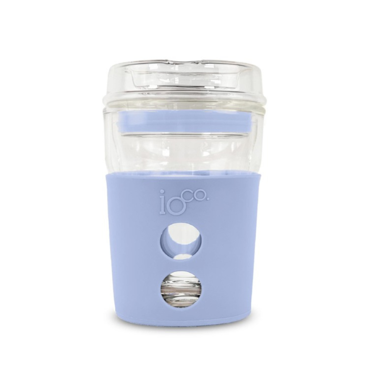 IOco 4oz Piccolo Reusable Glass Coffee Travel Cup Sea Spray