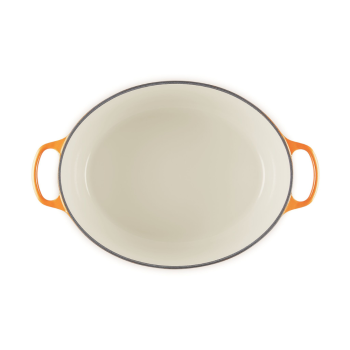Le Creuset Signature Cast Iron Flamme Dorée Casserole Oval 40cm (1)