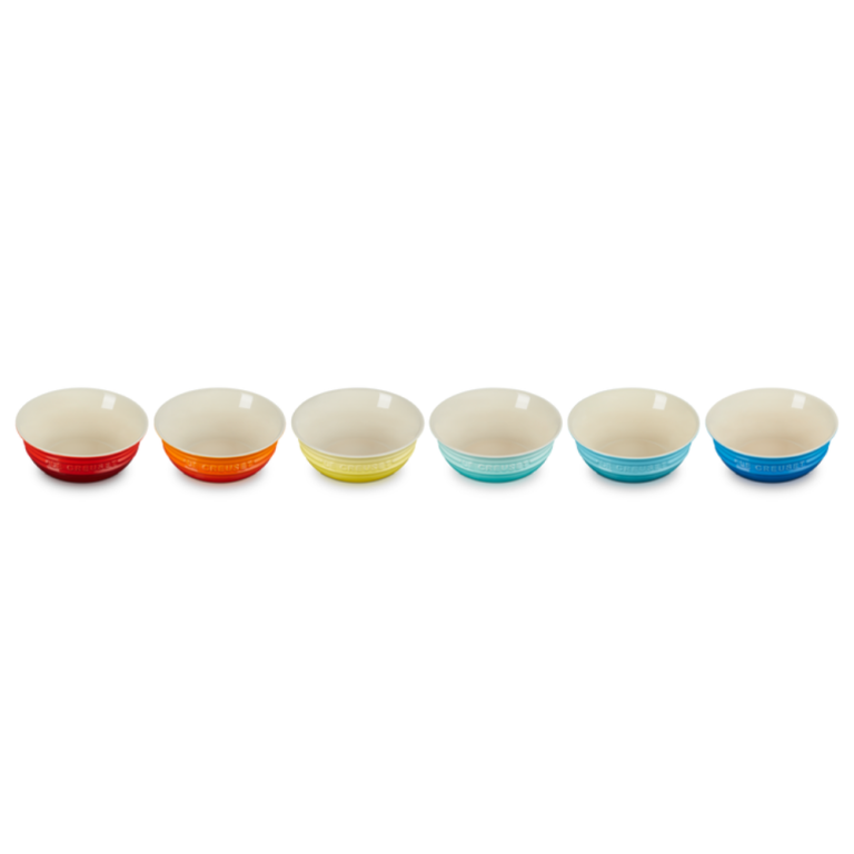 Le Creuset Stoneware Rainbow Set of 6 Cereal Bowls (1)