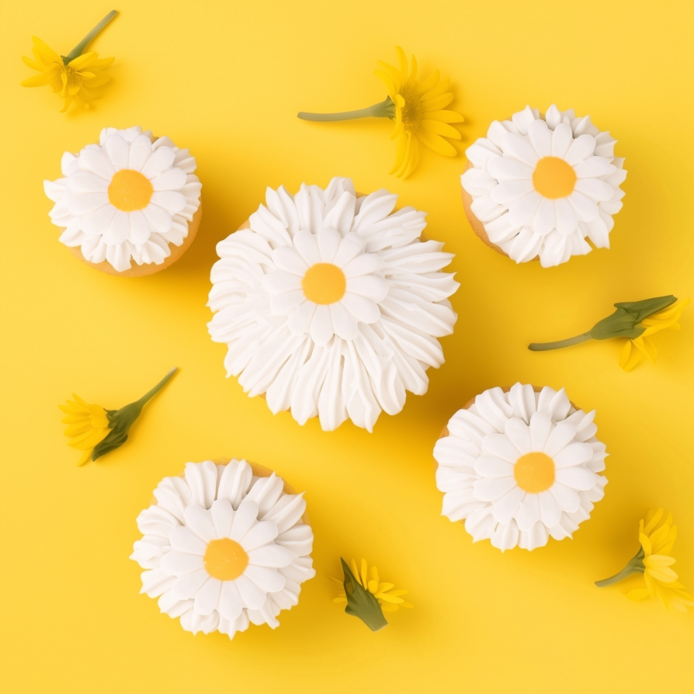 SPRINKS Icing Decorations Daisy 8 pieces(3)