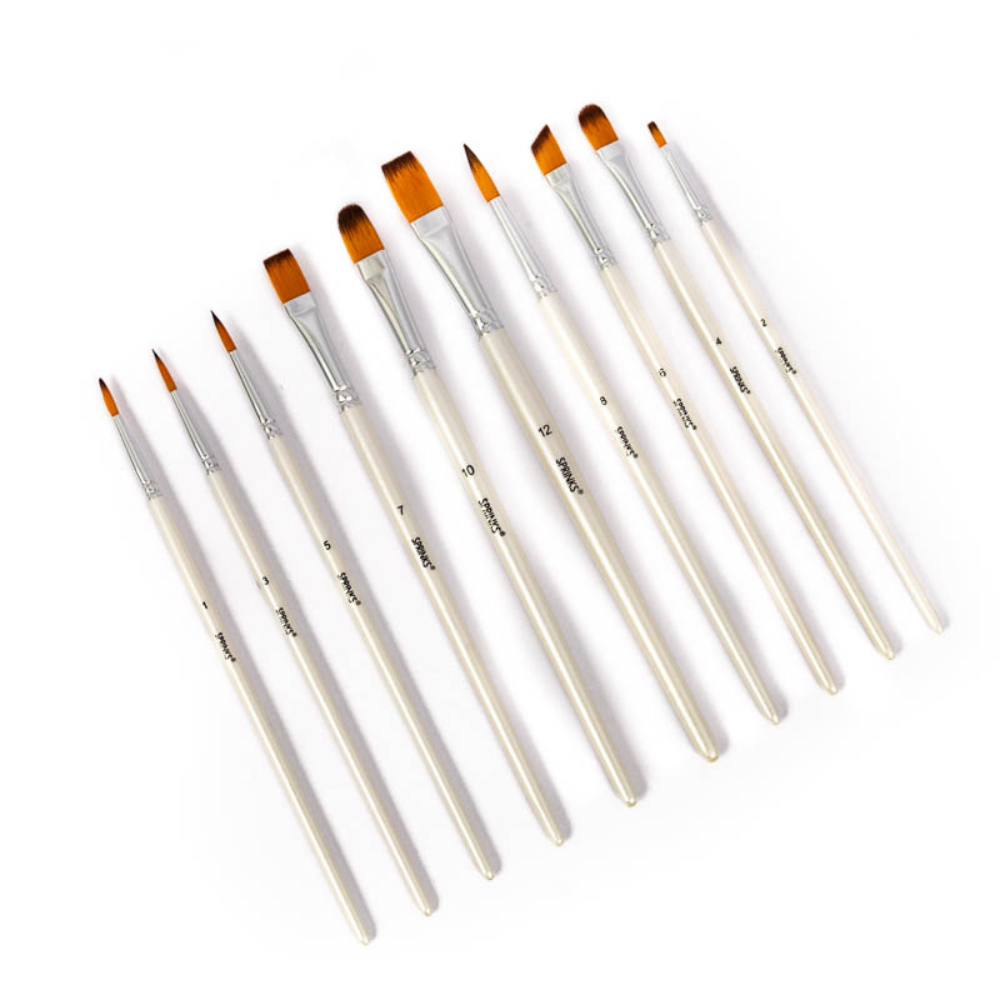 SPRINKS Sugarcraft Brush Set 10 pieces