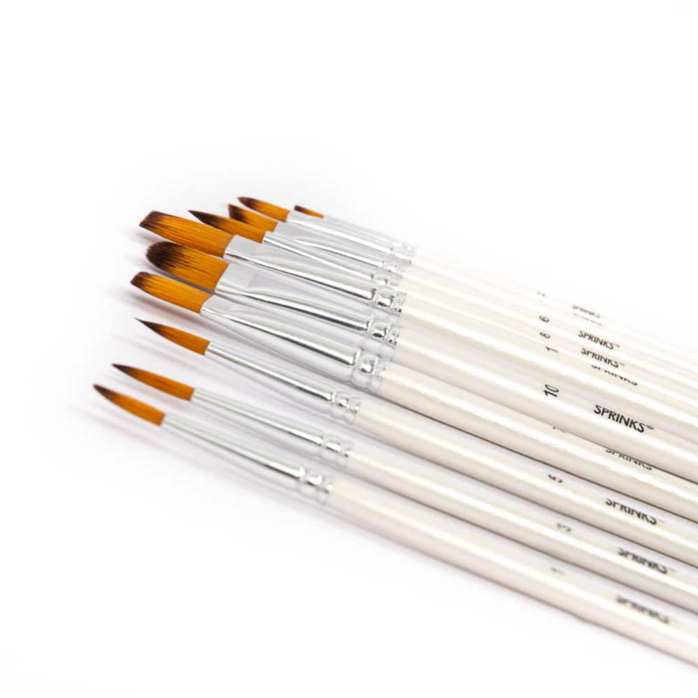 SPRINKS Sugarcraft Brush Set 10 pieces(1)