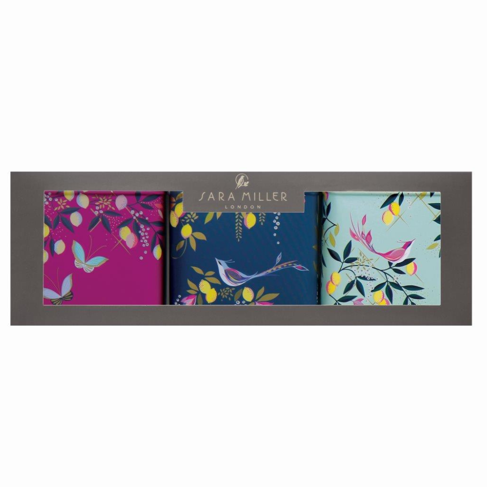 Sara Miller Orchard Set of 3 Square Caddies