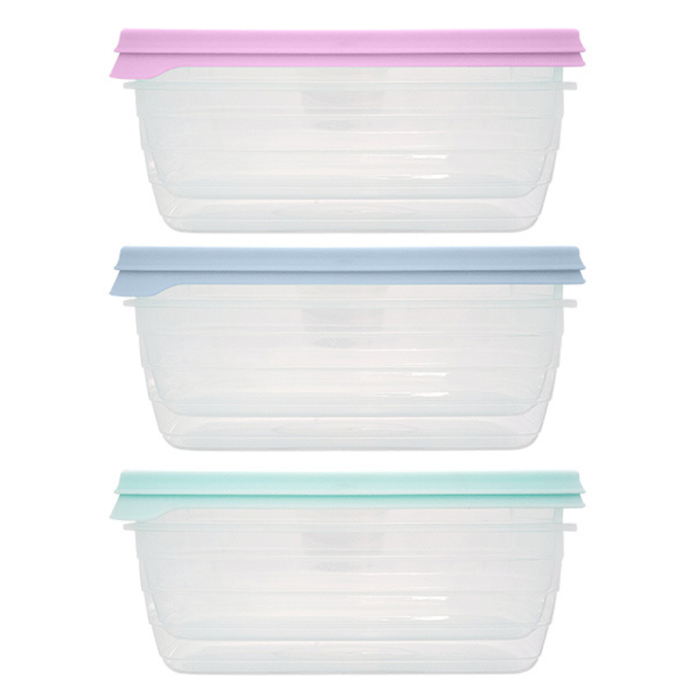 Snazzee Food Storage Set of 2 Rectangular 1200ml(1)
