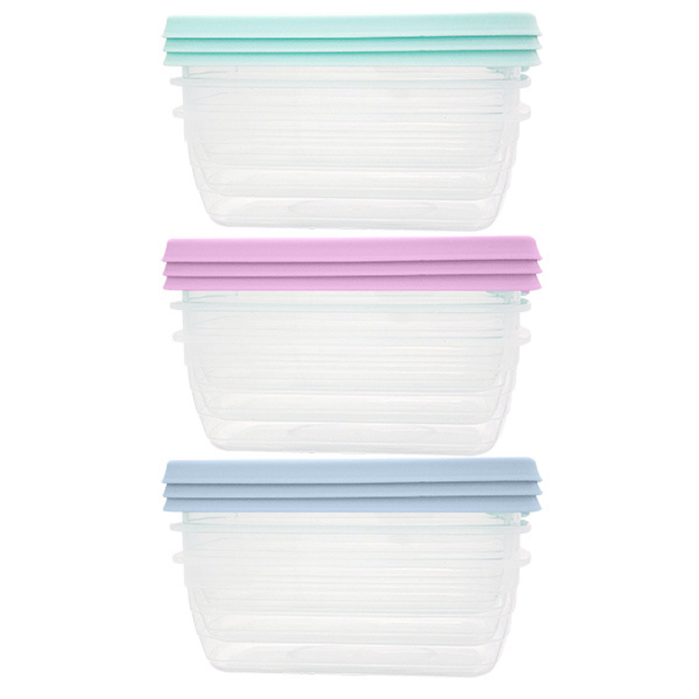 Snazzee Food Storage Set of 3 Rectangular 600ml(1)