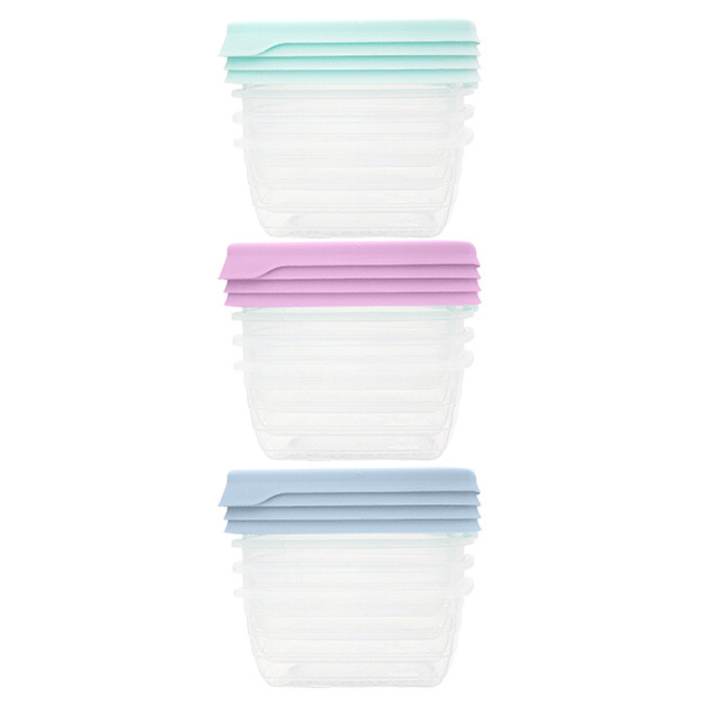 Snazzee Food Storage Set of 4 Square 300ml(1)