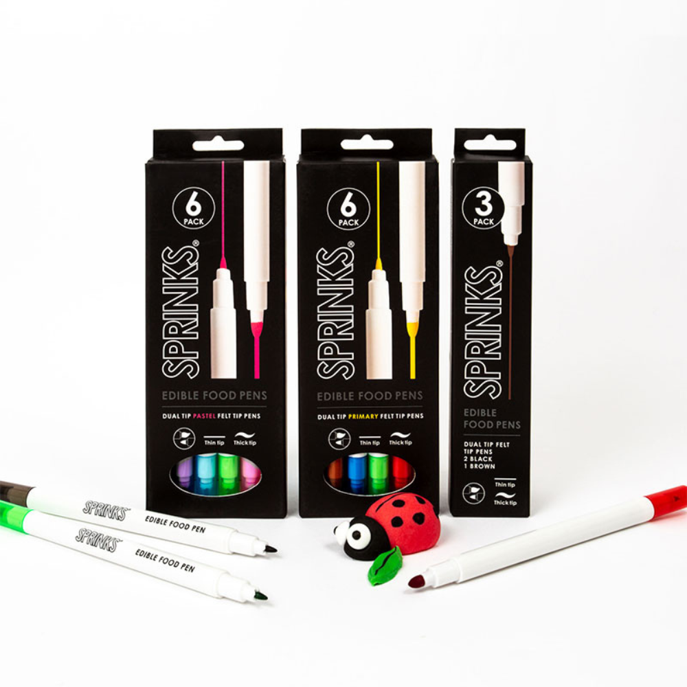 Sprinks Edible Food Pens Set of 6