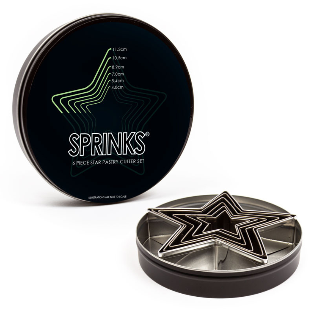 Sprinks Star Stainless Pastry Cutter Set of 6(1)