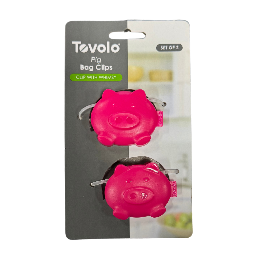 Tovolo NOVELTY BAG CLIP SET2 PIG